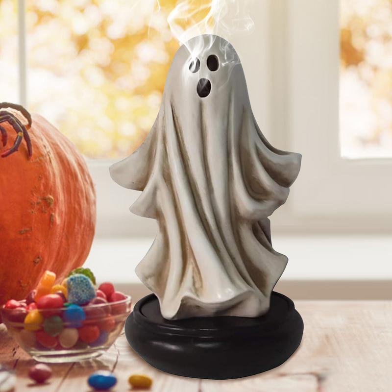 Halloween Ghost Scents Burner Ghost Incense Burner Holder Stove Resin Material Aromatherapy Stove Not Easy to Break