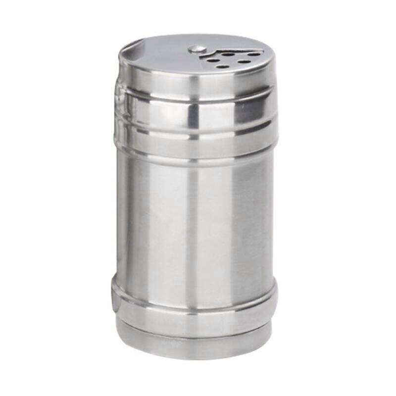 1 unidad de Botella Mezcladora de especias para condimento, frasco para barbacoa, sal, pimienta, condimento, tapa extraíble: L