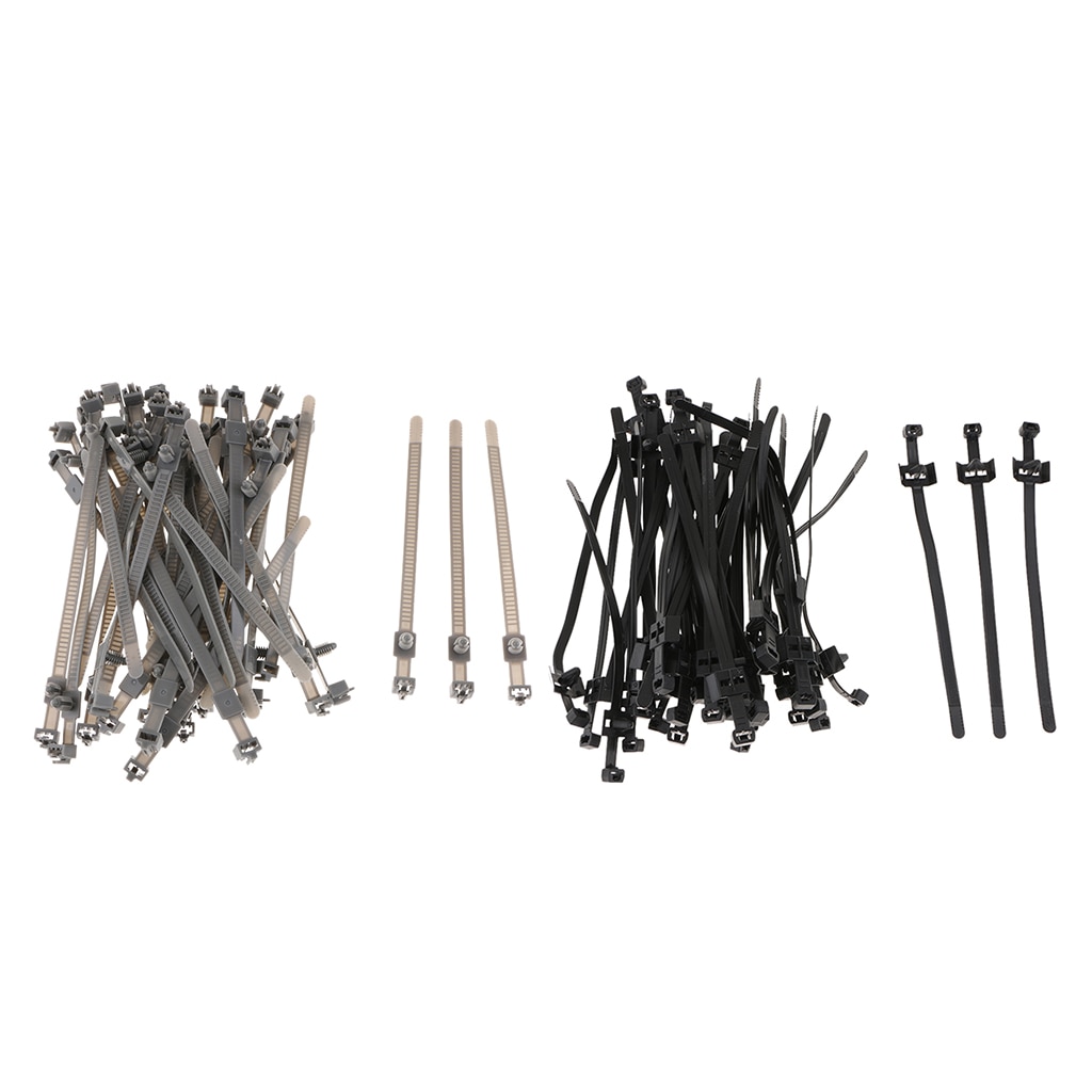 85 Stuks Herbruikbare Zip Tie Cable Loop Ties Wraps Draden Fasteners