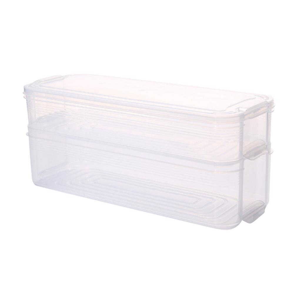 Multi-layer Egg Box With Lid Stackable Plastic Egg Box Food Preservation Egg Storage Box For Microwave: M