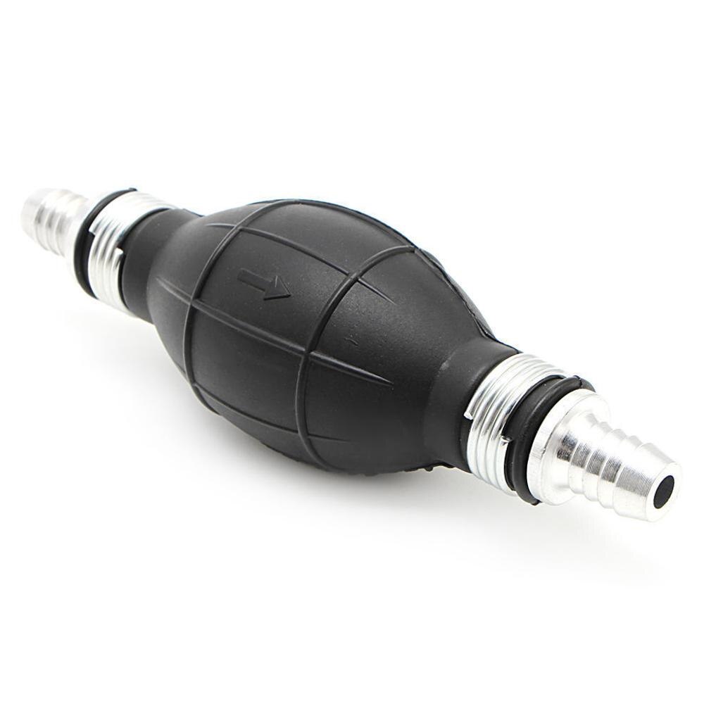 Käsi polttoainepumppu linja 6mm/8mm/10mm/12mm kumi alumiini manuaalinen bensiini polttoaineletku pumppu primer polttimo petcock polttoaine auton perämoottorille