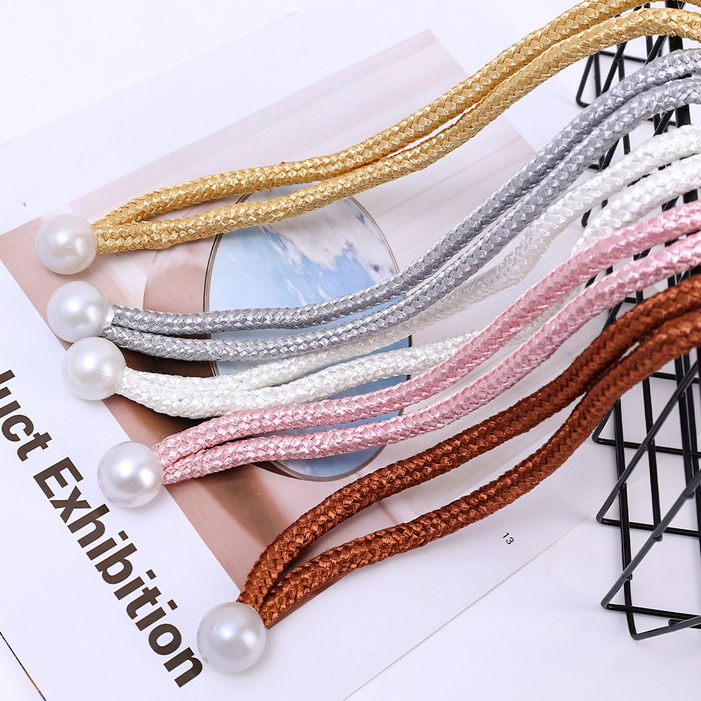 2 Stuks Gordijn Tiebacks Gesp Tiebacks Touw Gordijn Gesp Decoratieve Creatieve Hanger Geen Gaten Verstelbare Trekkoord Tiebacks