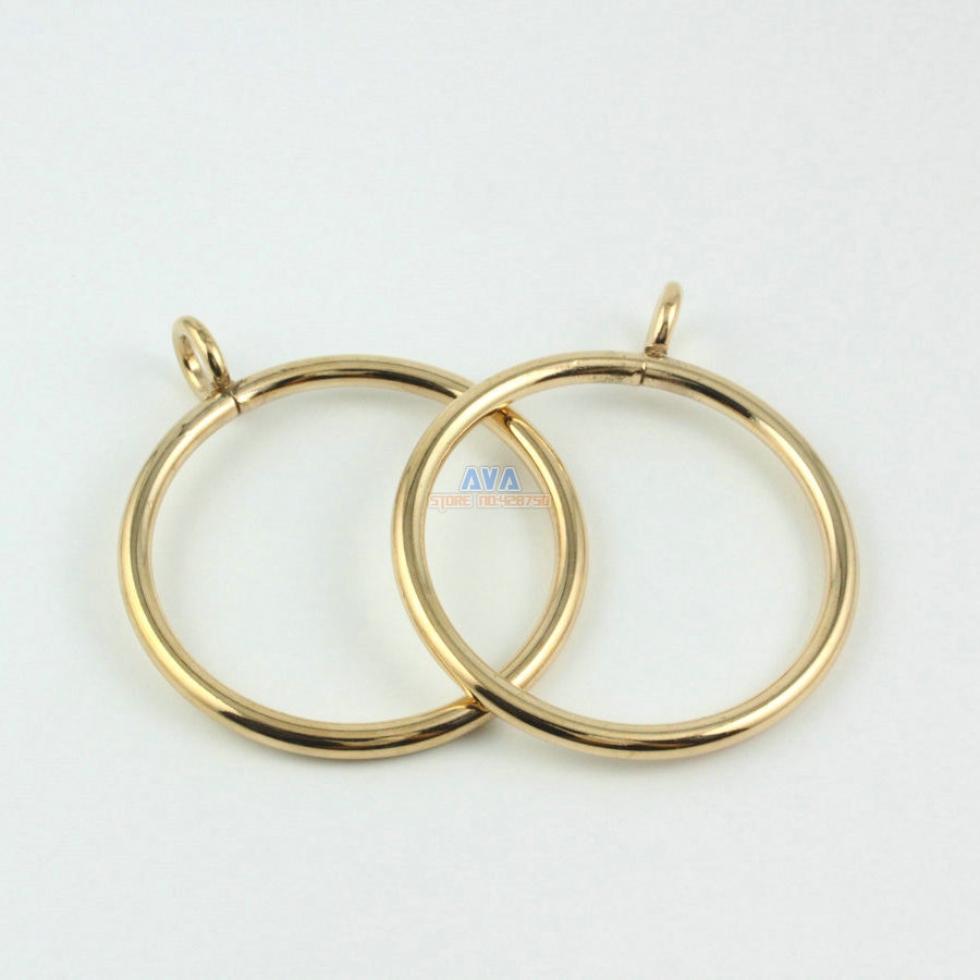 10 Stuks 45mm Gold Gordijn Ringen Gordijn Sliding Haak Ringen
