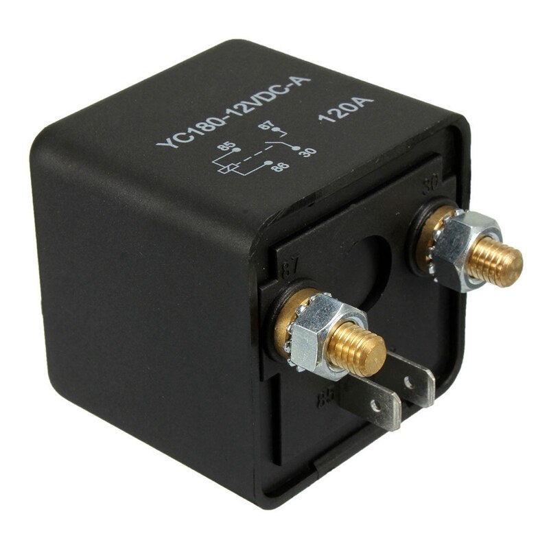 4-Pin DC 12V 120 AMP 120A HEAVY DUTY SPLIT CHARGE RELAY ON/OFF Van Car Boat