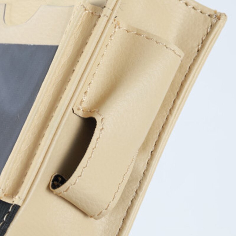 Sac de rangement suspendu pour téléphone portable, pochette de sortie d'air de voiture, sac de rangement à usage multiple, organisateur de véhicule en cuir microfibre, accessoires d'intérieur automobile