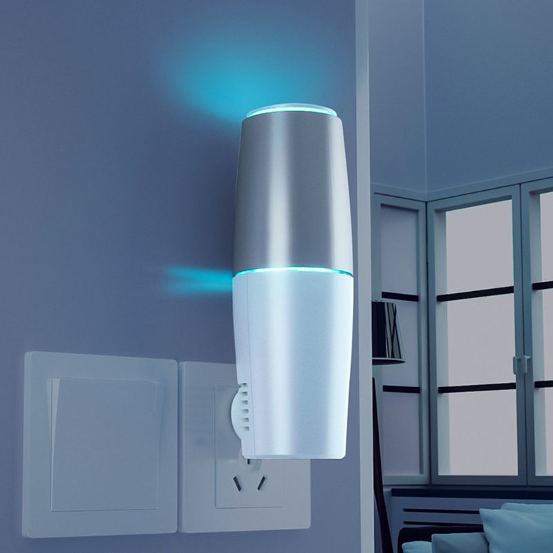 Bärbar uv-c luftrenare sanitizer eliminera desinficera luftburna bakterier luktrengörare för sovrum kök