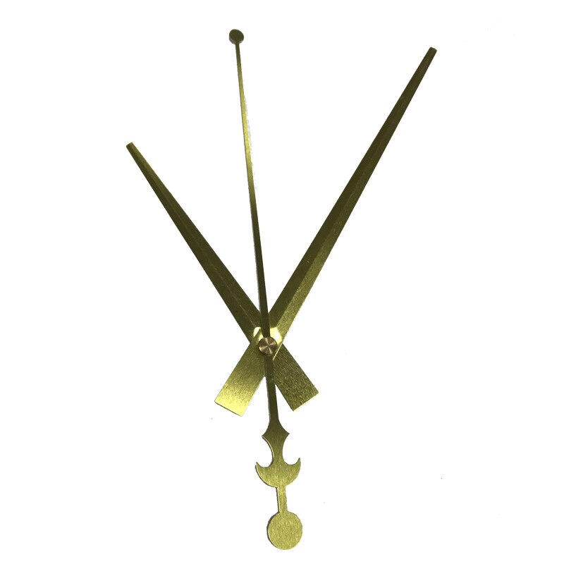 12888 Mute Clock Movement with Long Gold Hands for часы настенные большие 16 inch Wall Clock Replace Accessories with Metal Hook