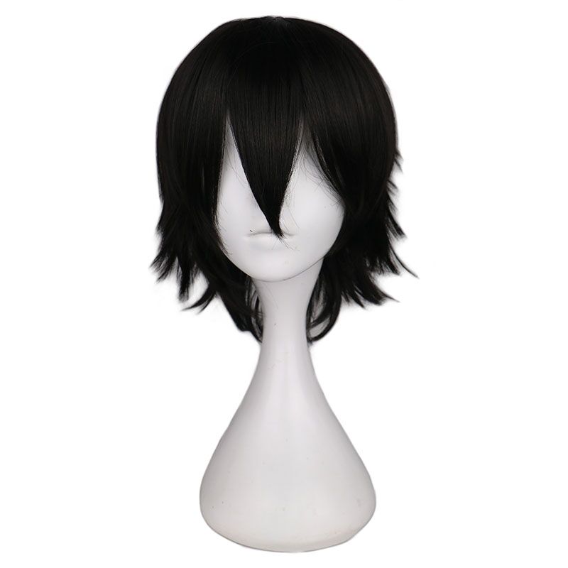korte zwarte pruik cosplay