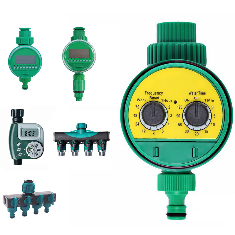 Automatic Smart Watering Timer Garden Watering System With Electronic LCD Display Home Ball Valve Irrigation Controller System