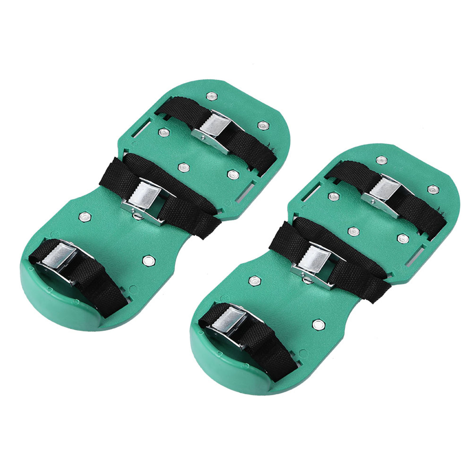 Lawn Aerator Spike Shoes With 4 Adjustable Straps 26 Nails Spiked Aerating Sandals Effectively Lawn Soil For Healthier Yard Lawn: Default Title