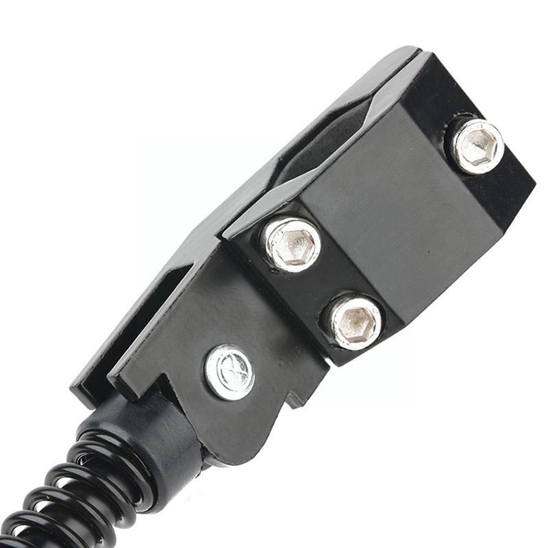 Musta maastopyörän puoleinen teline polkupyörän säädettävä teline polkupyöräpotku polkupyörän metalliseos teline lisävarusteen puoli