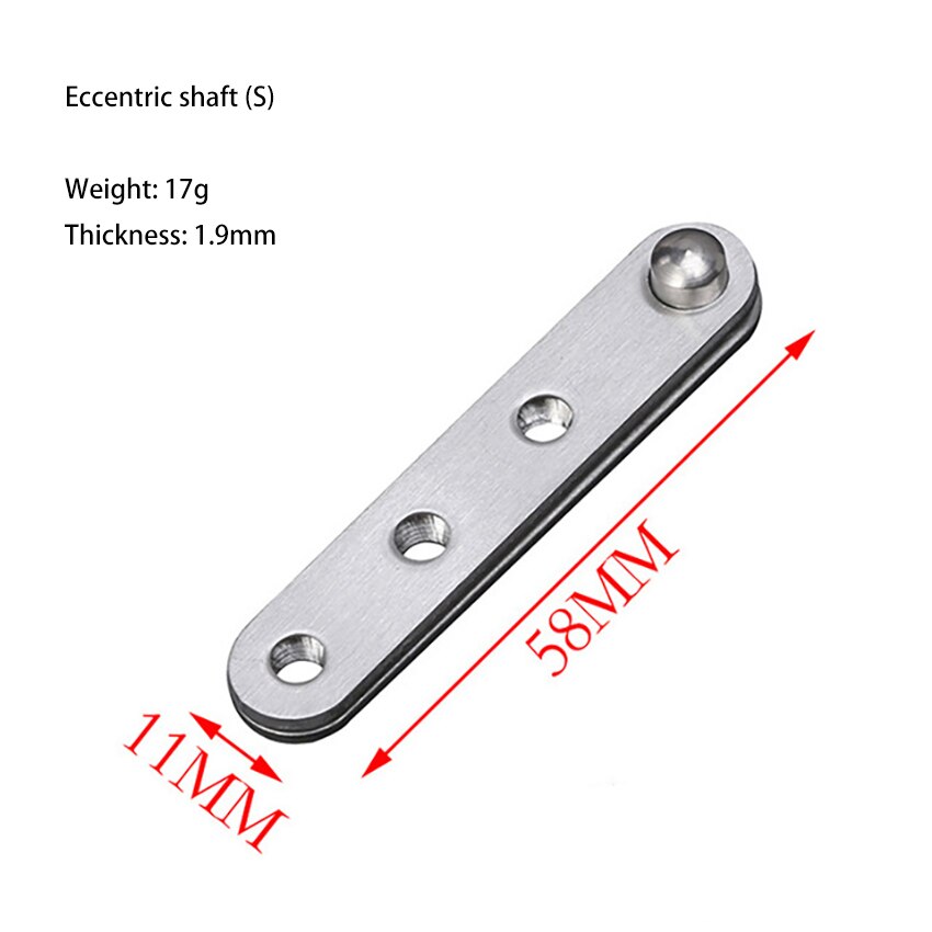 1pcs Door Rotating Hinge Window Door Hinges Stainless Steel 360 Degree Upper and Lower Hinge Furniture Hardware Accessories: 2