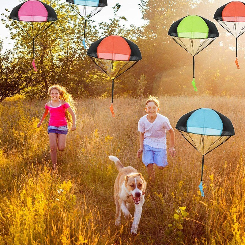 Parachute Toys Thg Parachute Figures Skydive Parachutes Man Hand Throw Soldier