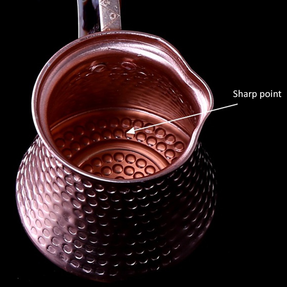 330Ml Aluminium Handvat Cevze Turk Turkse Koffie Pot Koperen Maker