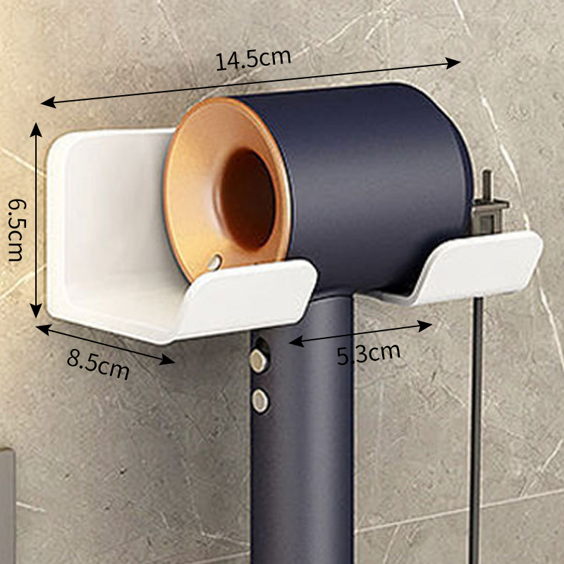 Badkamer Plank Droger Wieg Wandplanken Föhn Houder Douche Haardroger Organizer Box Wc Blower Houder Plank Badkamer: Blauw