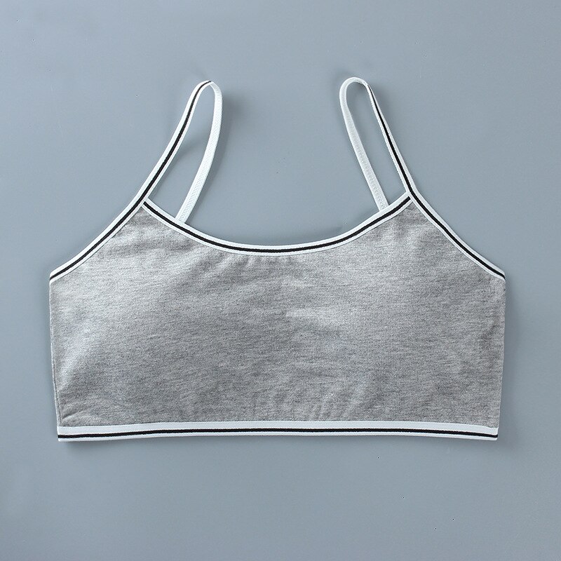 3Pcs Katoen Meisjes Beha Ontwikkelingsstoornissen Vest Sling 8-16 Jaar Oude Kinderen Tube Top Training Beha Tiener meisjes Kleding 10 14 16: 5