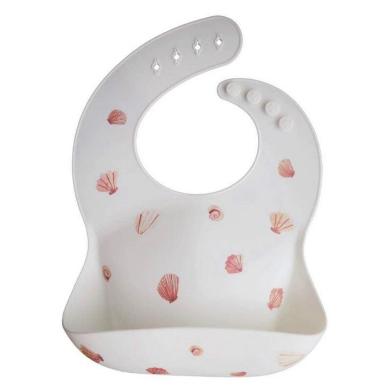 Bavoir imperméable en Silicone pour bébé, alimentaire, en forme de cerise arc-en-ciel, fournitures d'alimentation pour enfant, tous les accessoires: shell