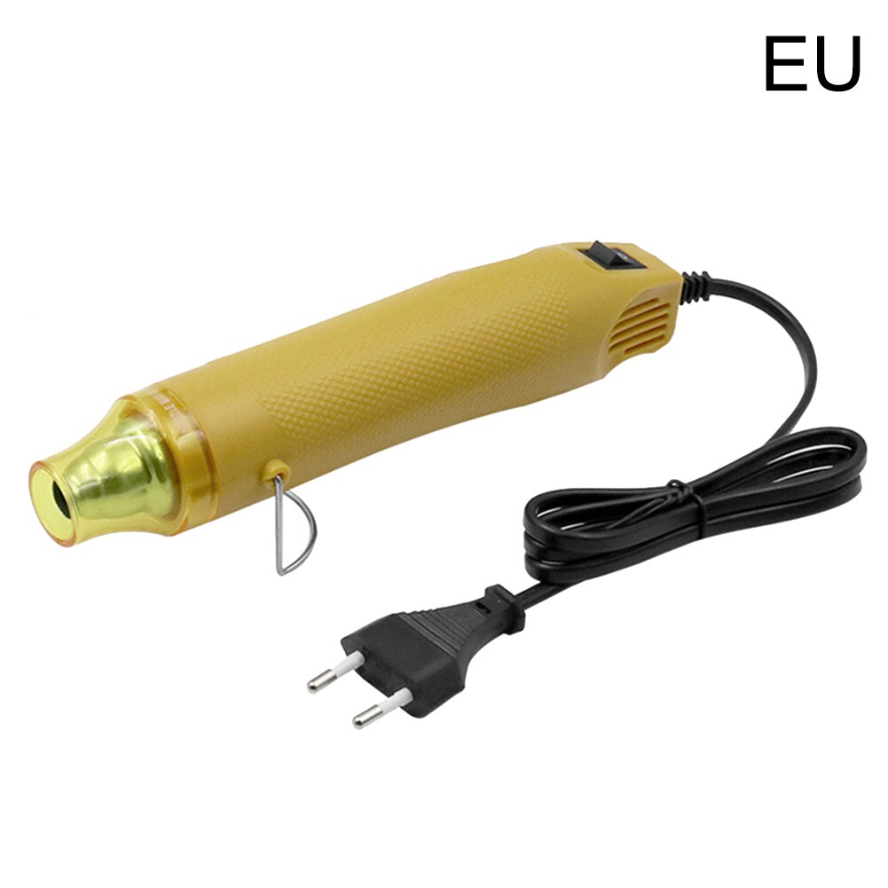 Mini Air Device Yellow Portable Air Blower Thermal Power Tool for for DIY Embossing Shrink Wrapping Drying Paint: EU