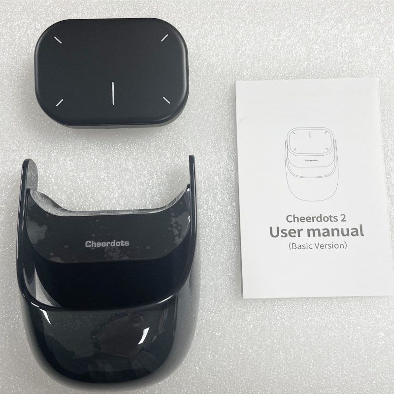 Cheerdots 2 mouse de ar removível sem fio touchpad tudo-em-um bolso AI gravação habilitado mouse controle sem fio: Branco
