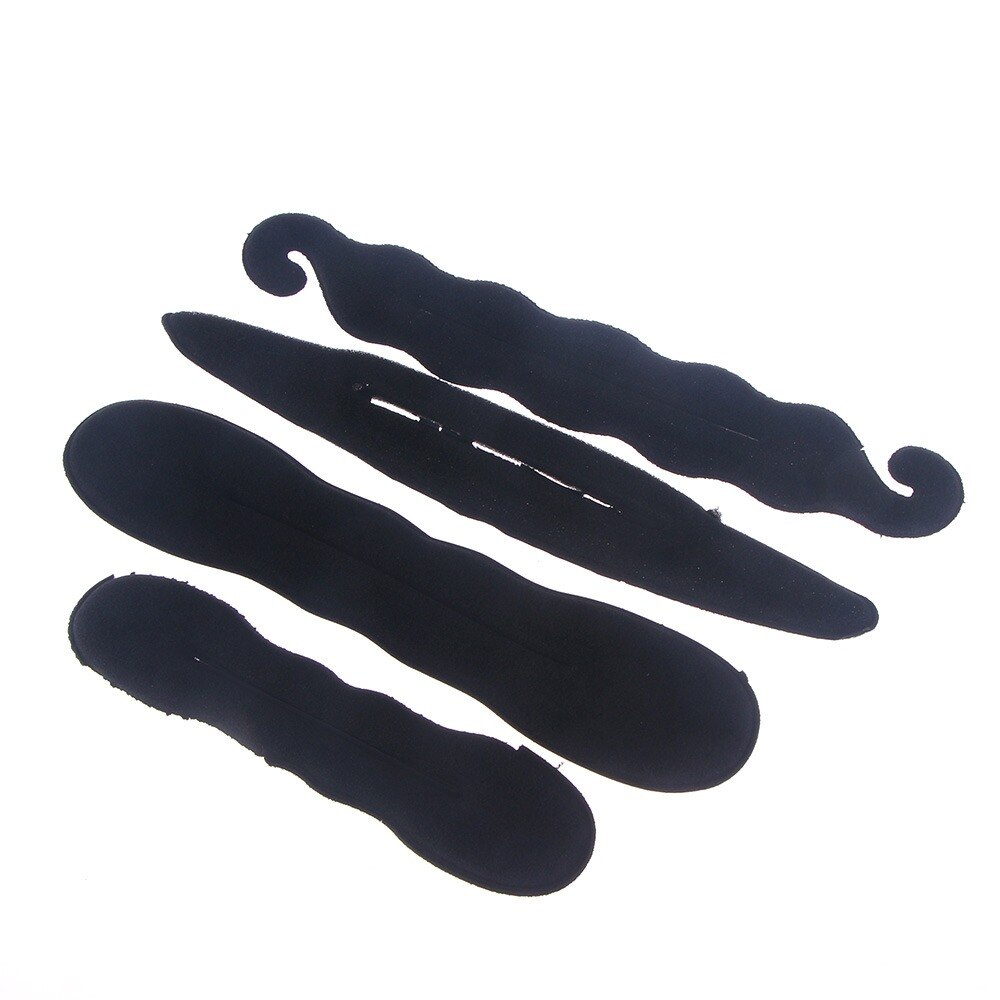 Ensemble d'éponges magiques en mousse pour femmes, pince à cheveux, Donut, rapide, salissant, chignon, Updo, outils de tresse, accessoires pour cheveux, 1 à 4 pièces