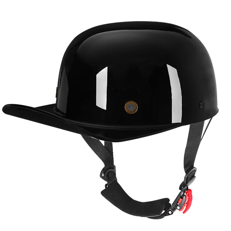 Motorcycle Venom Helmet Retro Baseball Cap Motorcycle Baseball Cap Accessories Vitange Duck Helmet Dot Casco Moto Motorbike: Gold / XL