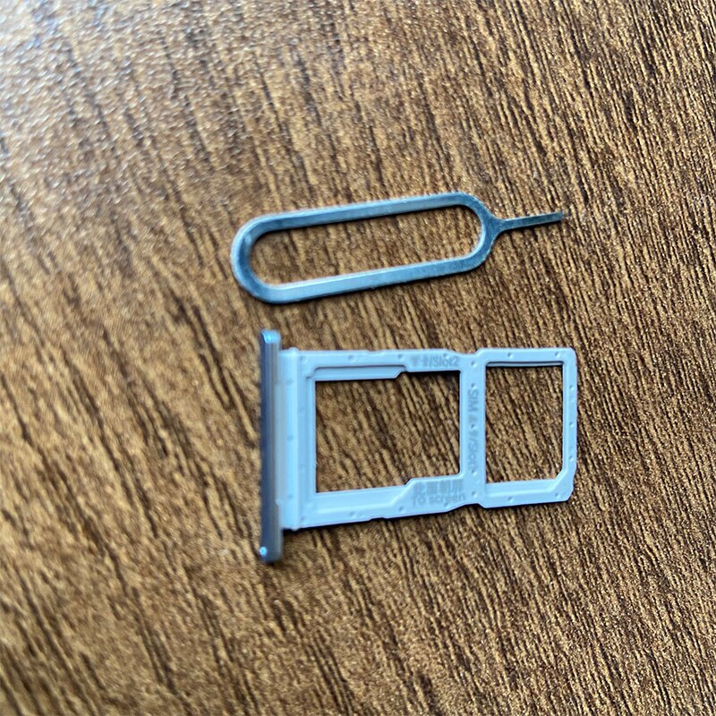2/PCS Sim Card Tray Slot Holder For Huawei Y9S Socket Adapter Connector Replacement: Y9S silver
