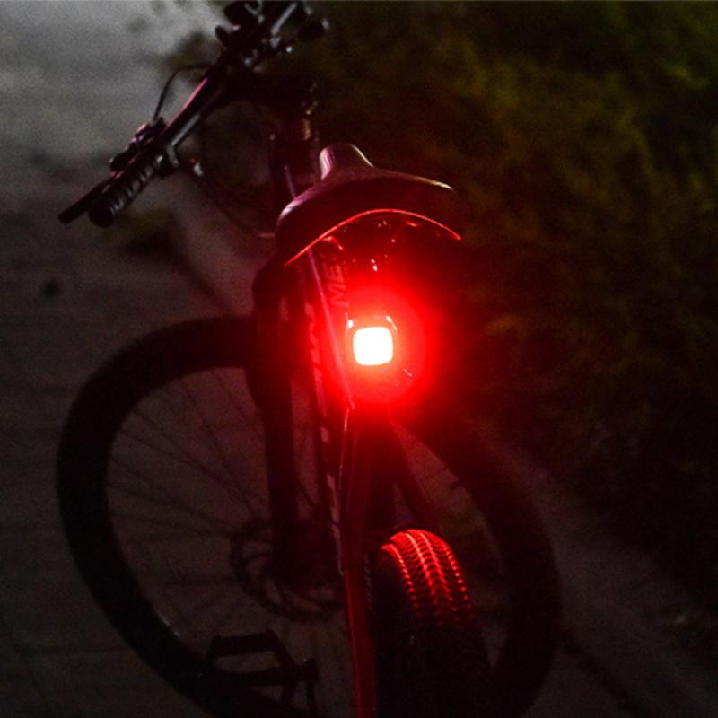 Fiets Achterlicht 16 Led Fietsen Smart Remlichten Usb Oplaadbare 5 Modes Veiligheidswaarschuwing Licht Motorhelm Lamp