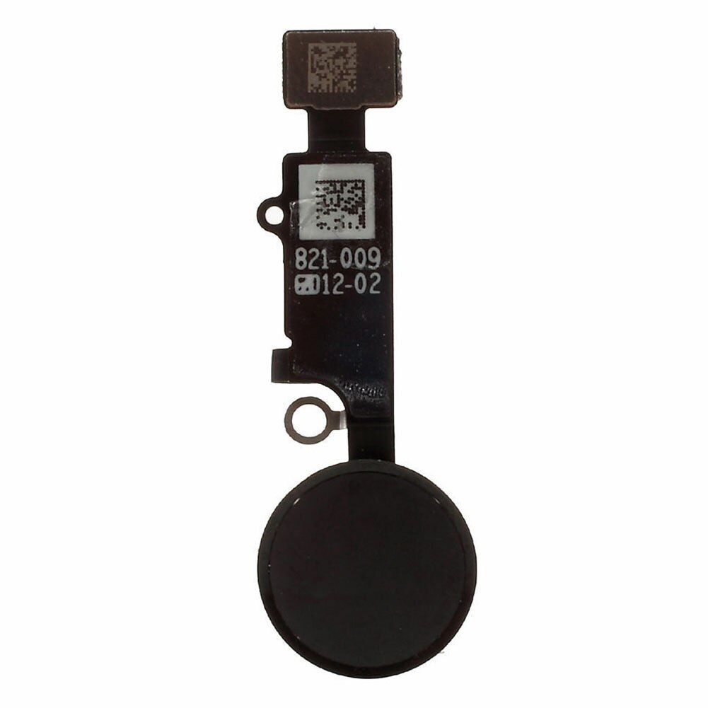 Spare Durable Mobile Phone Key Repair Sensor Complete Part Elektron Gasket Flex Cable Home Button Assembly For IPhone 7/8: Black