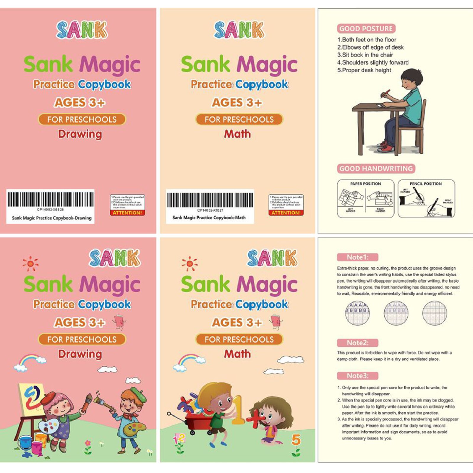 Copybook Handwriting Copybook Children Copybook Books For Kids Preschool Education 13x19cm Practice Copybook