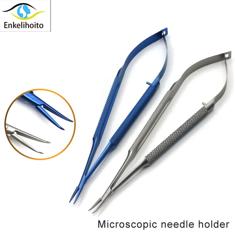 Micro schaar roestvrij staal titanium legering chirurgisch fijne instrumenten straight puntige tip 12 14 16 18 cm