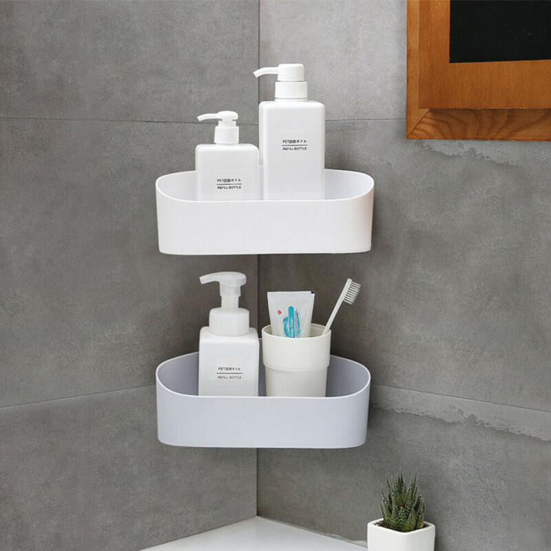 Carrito con estantes para ducha Triangular baño esquina estante de baño soporte de almacenamiento organizador accesorios de baño