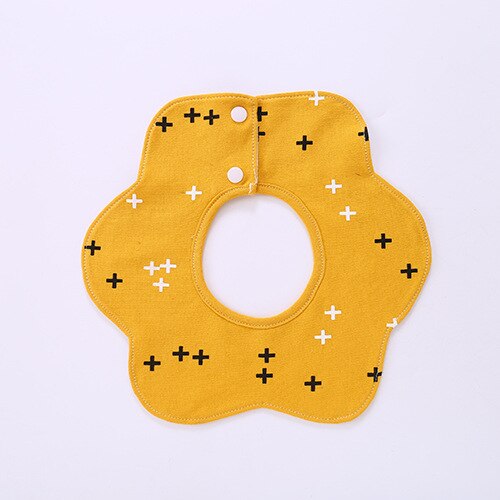 Baby bibs baby bibs waterproof 1-3Y baby stuff for newborns Baby bibs for children: Yellow plus sign