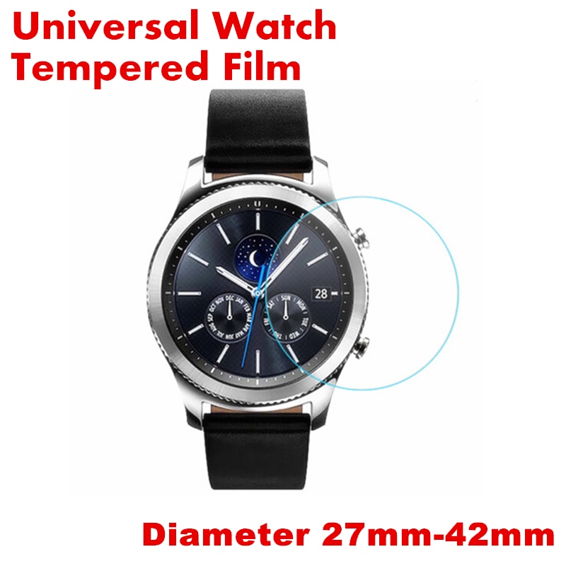 Universal Tempered Glass For Round Watch Protective Film For Smart Watch Screen Protector Diameter 27mm 30mm 32mm 34mm 36mm