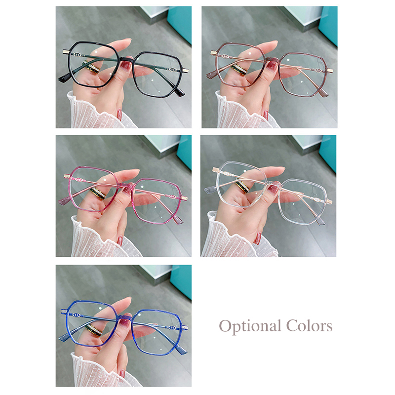 Women Full Rim Optical Eyeglasses Frame Optional Colors Prescription Glasses TR-90 Eyewear Blue Light Blocking