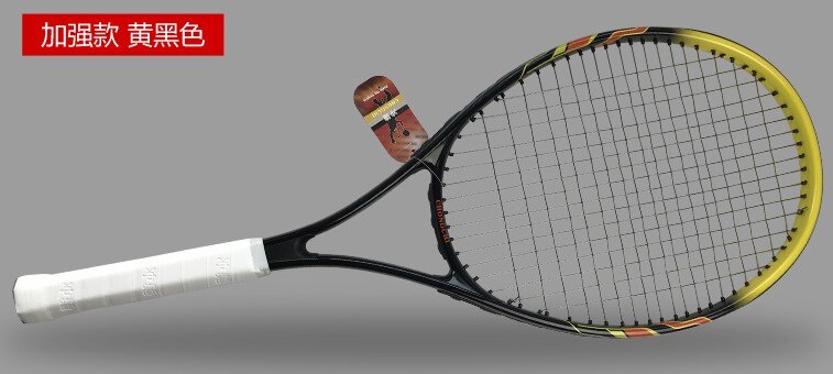 Tennis Beats Amateur Midden Mannen En Vrouwen Full Carbon Training Concurrentie Tennis Kloppers: Yellow Black