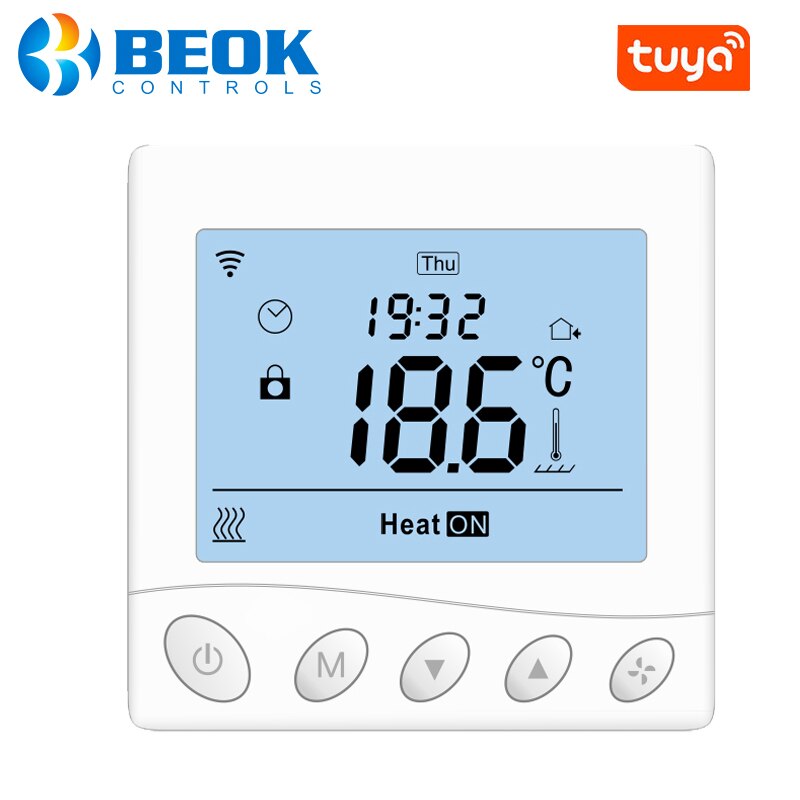 Beok Gas Boiler Controller Wifi Thermostat Smart Room Heating Temperature Regulator Remote Control Programmable TR33
