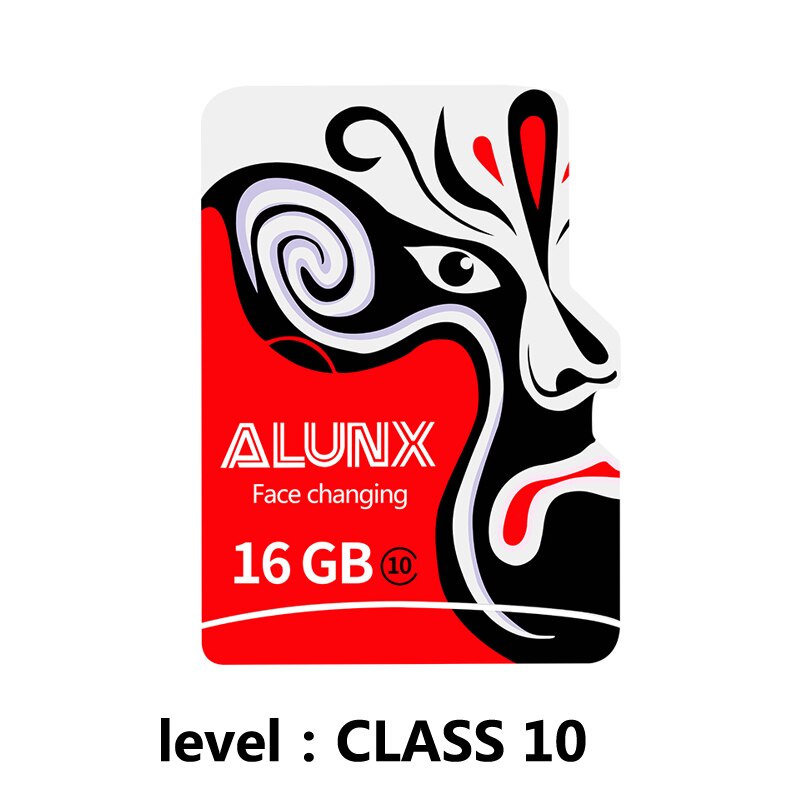 ALUNX micro sd 128gb karta pamięci 32GB 64GB 256GB SDXC SDHC 80M klasy 10-U1 U3 V10 4K Microsd Flash karta TF prezent adapter: CLASS10-16G