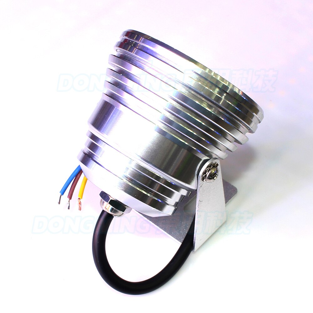 10W led flood light silver shell red blue green IP68 waterproof underwater led lights for pool fountain underwater led lamp