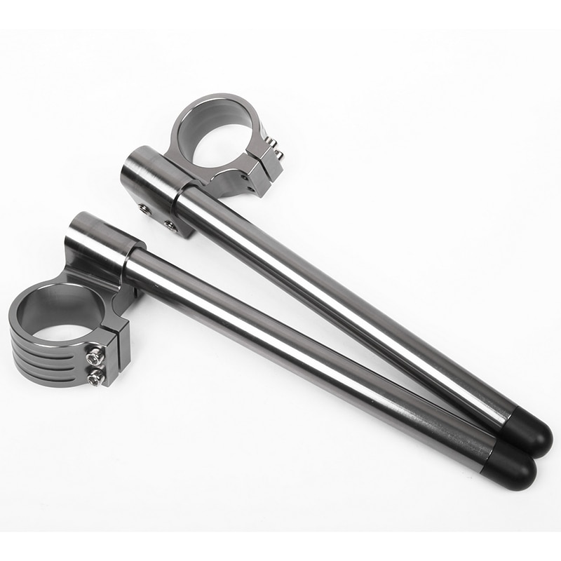 Smok cnc motorcykelstyre höjt högre clip ons 33 35 37 41 43 45 46 48 50 51 53 54 mm clip on klämma gaffel styre moto