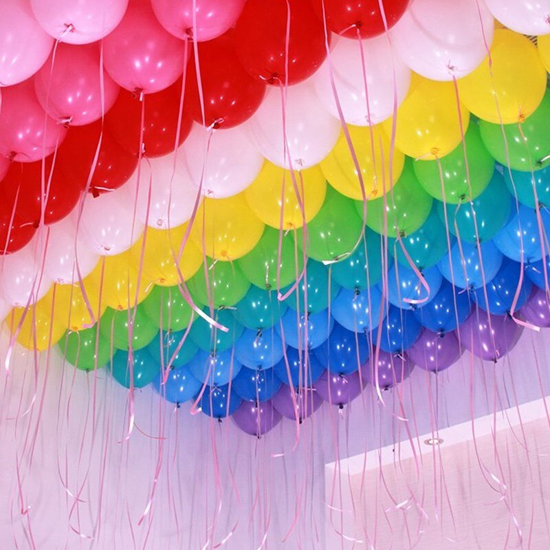 100Stck Rosa Ballon blasiert 10 Zoll Wasser Blasen Spielzeug draussen freundlicher Spielzeug Eltern-Art-interaktion Austausch Interaktive Spielzeug