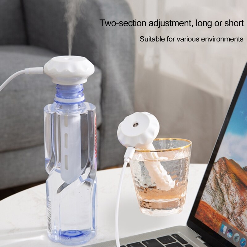 Portable Small USB Charging Car Humidifier Stick Low Noise Container Diversity Adjustable Length Without Water Tank