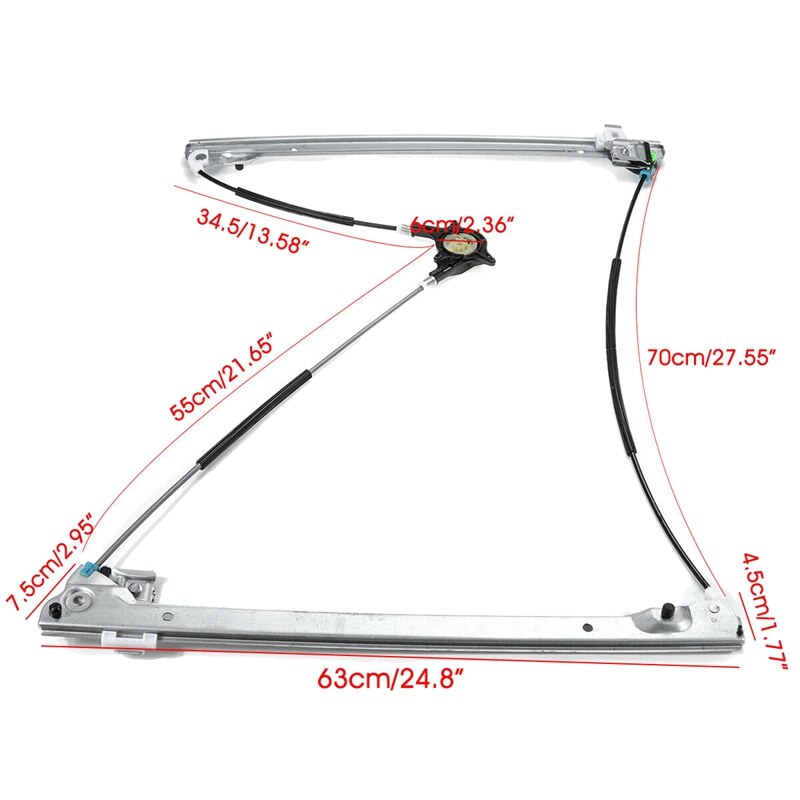 Elektrische raamopener linksvoor voor mercedes-benz vito viano  w639 6397200046 6397200446