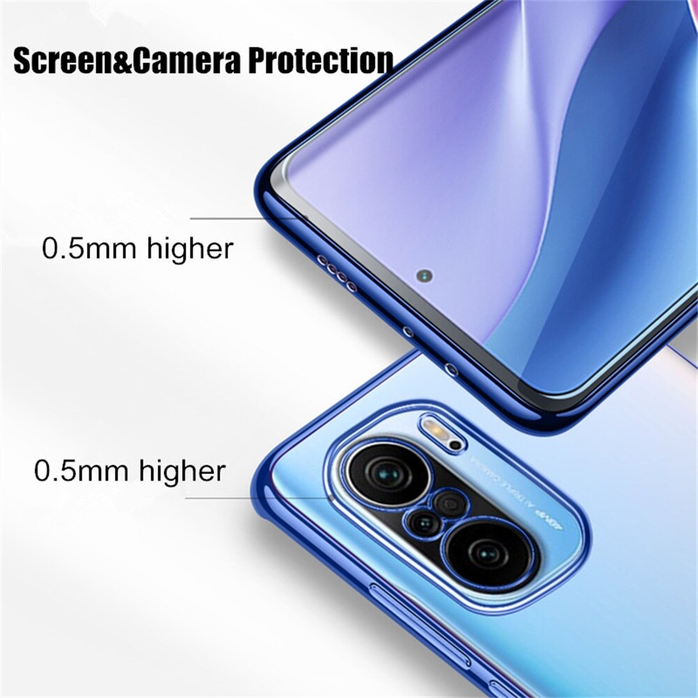 2021 custodia per telefono di lusso per Xiaomi Redmi Note 10 5G Clear Soft TPU Camera Protection Note10Pro Fashion Back Cover Fundas