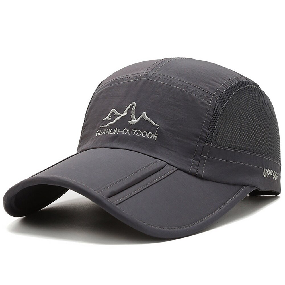 Mannen Baseball Cap Stof Vouwen Hoed Outdoor Sport Tennis Caps Pet Sneldrogend Zonnescherm Gorras Hombre Vrouwen Mesh hoeden: H