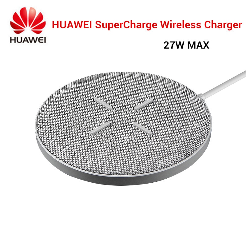 Originele Huawei Draadloze Oplader Max 27W Super Charge Qi Draadloze Oplader CP61 Voor Iphone 11 Samsung S10 S20 Huawei p30 Pro Mate
