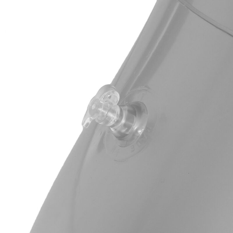 Man Full Body Inflatable Mannequin Dummy Torso Tailor Clothes Model PVC Silver