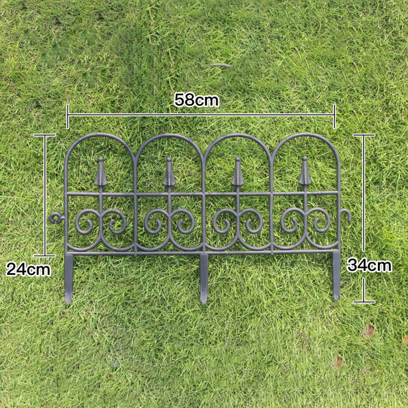 European Style Fence Barrier DIY Garden Decoration Accessories Courtyard Plant Lawn Driveway Gates Small Fence Decor Tools