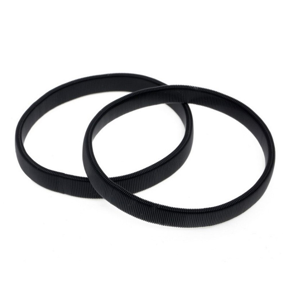 Armband dam skjorta ärmhållare metall armband hålla ups strumpebandsvant ring herr armband elastisk båge armband: Svart