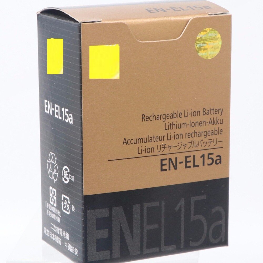 EN-EL15A ENEL15A EN EL15A Batterij Voor Nikon D850 D7000 D600 D810 D750 D610 D7500 D7200 MH-25 MB-D15 EN-EL15