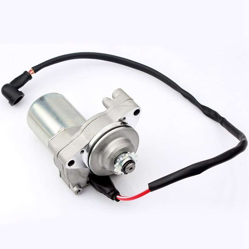 Motorcycle Electric Starter Motor 12 Teeth 3 Bolt for 4-Stroke 50/70/90/110/125Cc ATV Quad Pit Bike Motorcycle Accessories